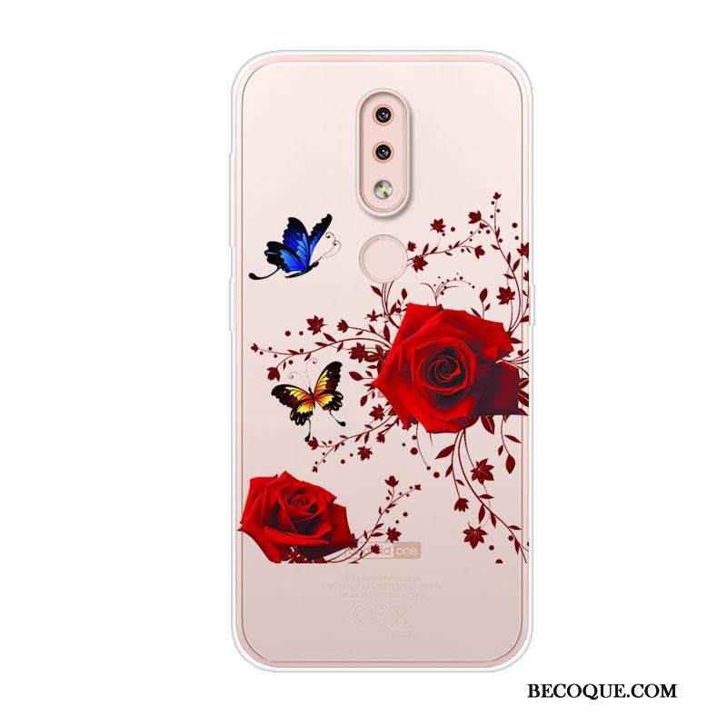 Kuori Nokia 4.2 Sarjakuva Murtumaton Harmaa, Kotelo Nokia 4.2 Suojaus Trendi Puhelimen Kuoret