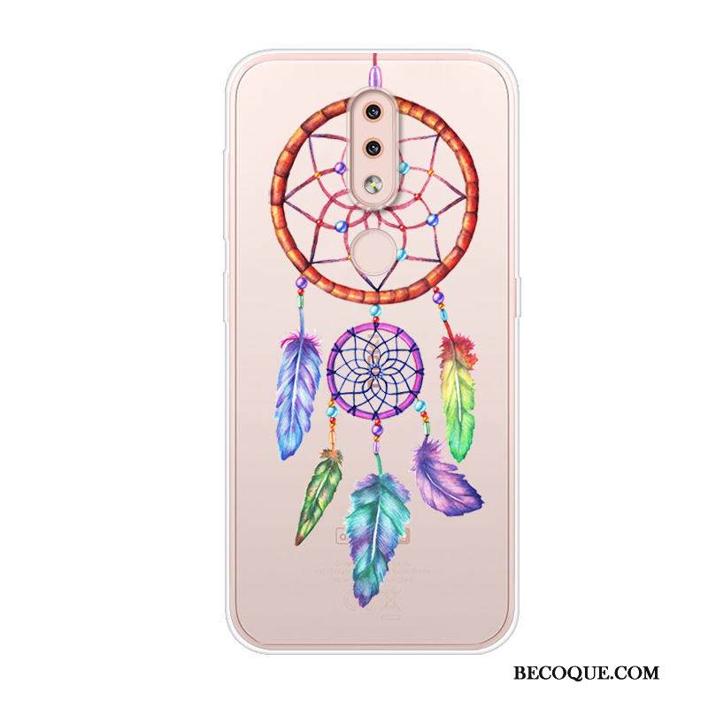 Kuori Nokia 4.2 Sarjakuva Murtumaton Harmaa, Kotelo Nokia 4.2 Suojaus Trendi Puhelimen Kuoret