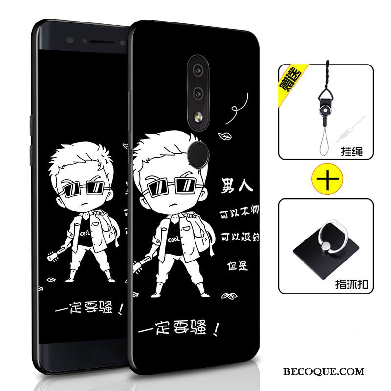 Kuori Nokia 4.2 Silikoni Persoonallisuus Harmaa, Kotelo Nokia 4.2 Suojaus Murtumaton Puhelimen Kuoret