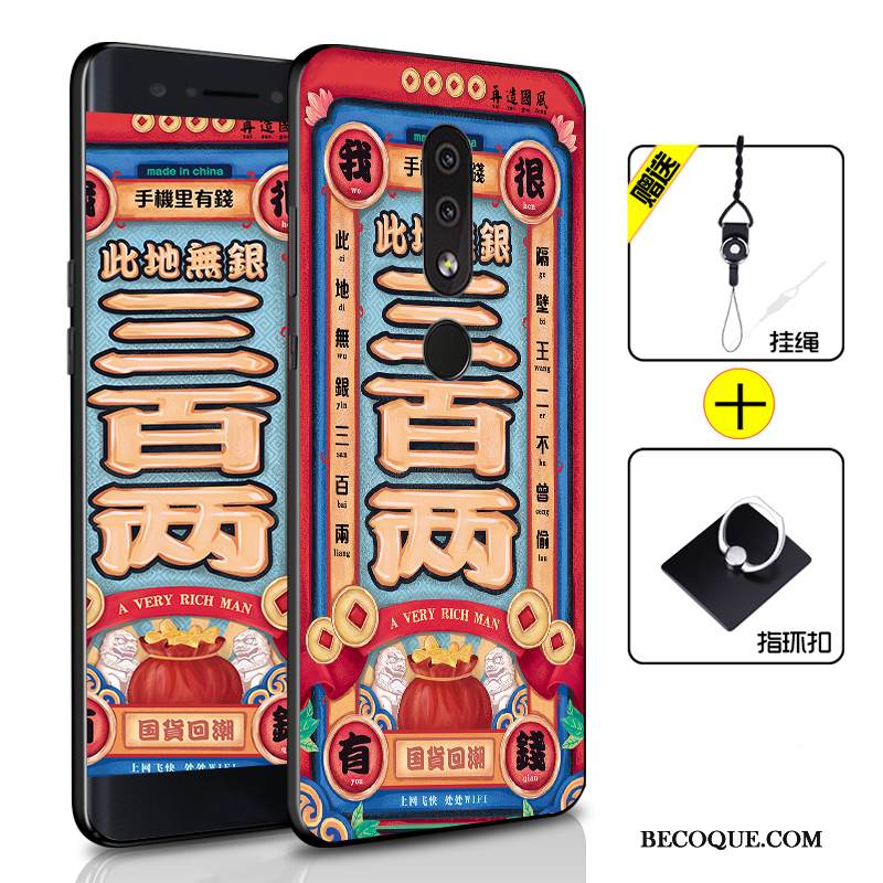 Kuori Nokia 4.2 Silikoni Persoonallisuus Harmaa, Kotelo Nokia 4.2 Suojaus Murtumaton Puhelimen Kuoret