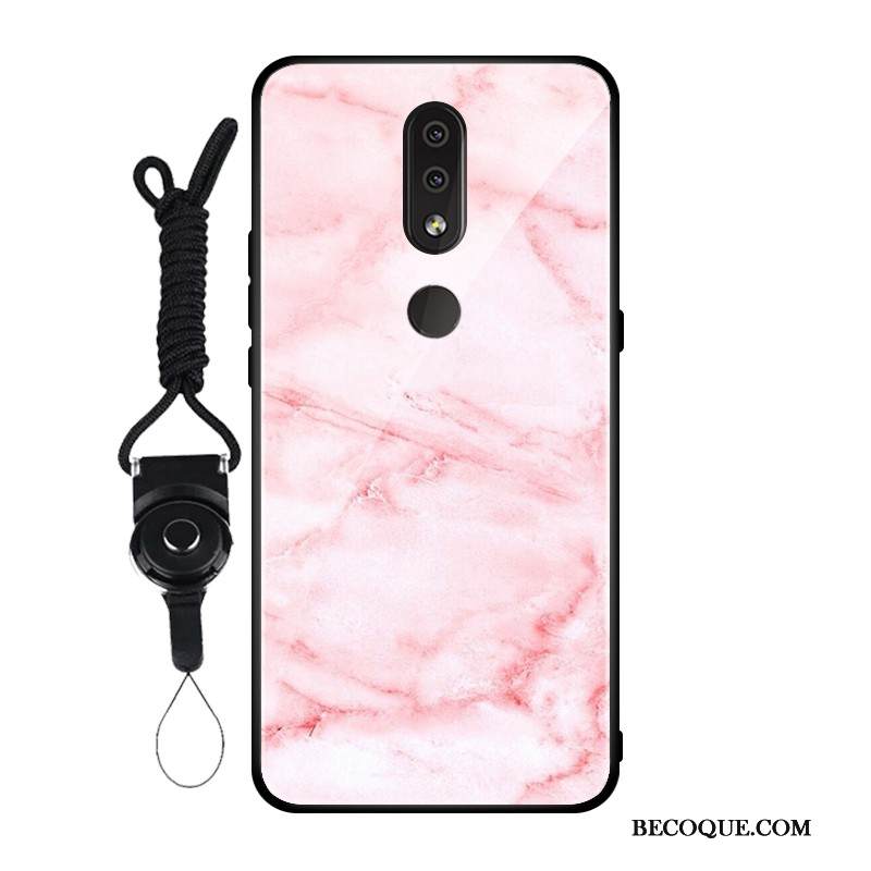 Kuori Nokia 4.2 Suojaus Muokata Karkaisu, Kotelo Nokia 4.2 Valkoinen Naarmu