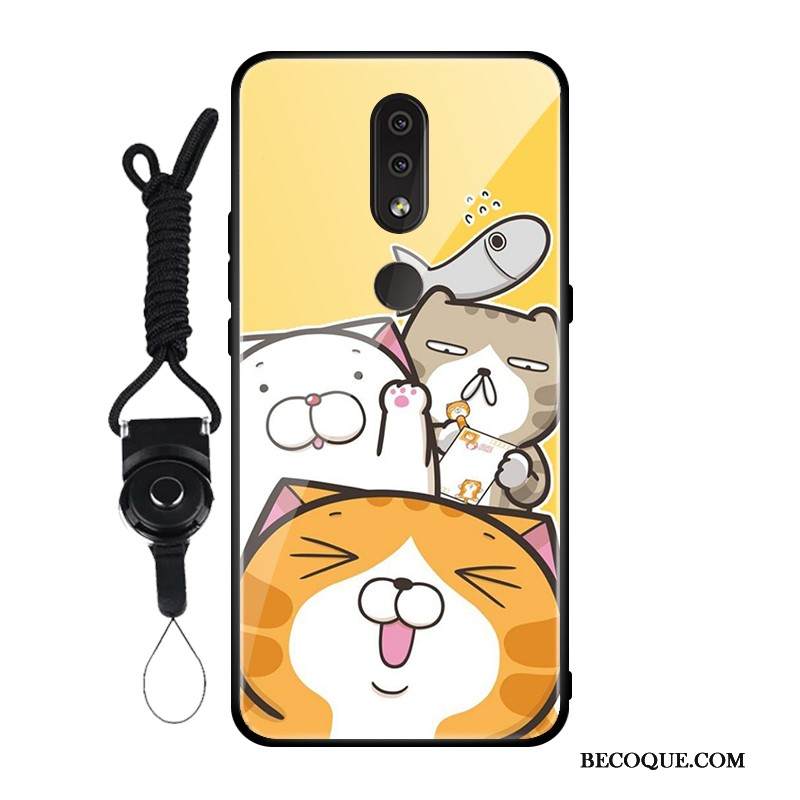 Kuori Nokia 4.2 Suojaus Muokata Karkaisu, Kotelo Nokia 4.2 Valkoinen Naarmu