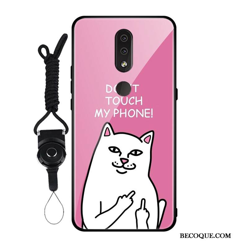 Kuori Nokia 4.2 Suojaus Muokata Karkaisu, Kotelo Nokia 4.2 Valkoinen Naarmu