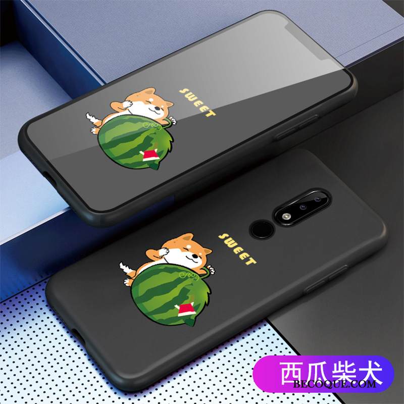 Kuori Nokia 5.1 Plus Silikoni Harmaa Pesty Suede, Kotelo Nokia 5.1 Plus Sarjakuva Puhelimen Kuoret Murtumaton