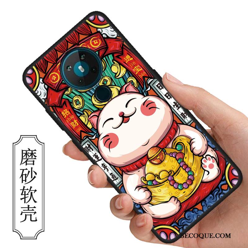 Kuori Nokia 5.3 Laukut Rotta High-end, Kotelo Nokia 5.3 Vuosikerta Malli Trendi