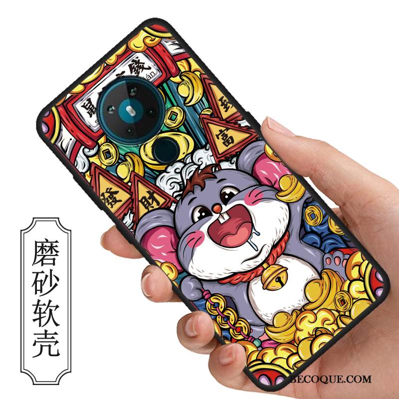 Kuori Nokia 5.3 Laukut Rotta High-end, Kotelo Nokia 5.3 Vuosikerta Malli Trendi