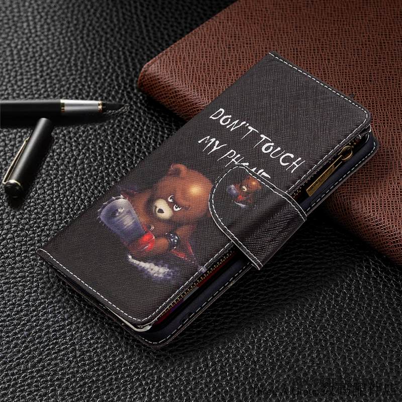 Kuori Nokia 5.3 Nahka Puhelimen Kuoret L, Kotelo Nokia 5.3 Sarjakuva Violetti Ihana