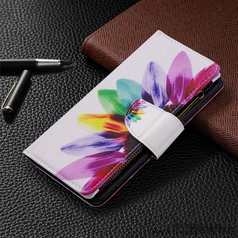 Kuori Nokia 5.3 Nahka Puhelimen Kuoret L, Kotelo Nokia 5.3 Sarjakuva Violetti Ihana