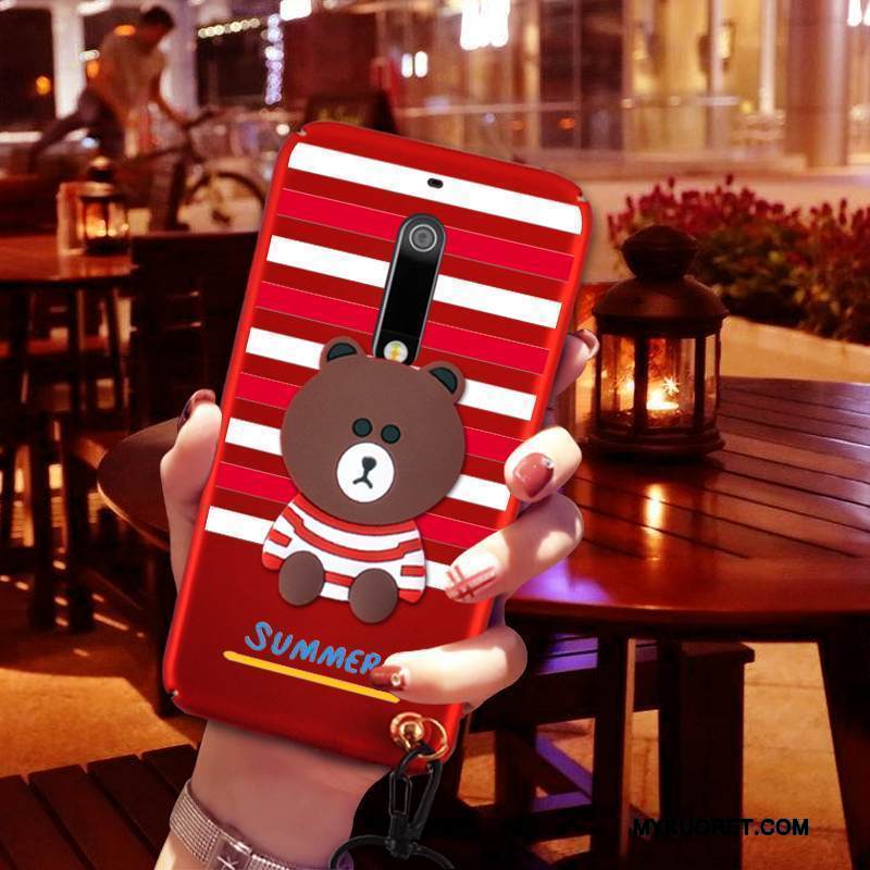 Kuori Nokia 5 Laukut Puhelimen Kuoret Kova, Kotelo Nokia 5 Suojaus Pesty Suede Ulotteinen