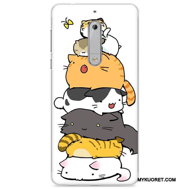 Kuori Nokia 5 Luova Murtumaton Trendi, Kotelo Nokia 5 Silikoni Sininen Puhelimen Kuoret