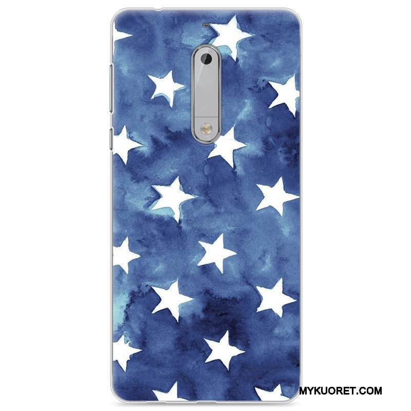 Kuori Nokia 5 Luova Murtumaton Trendi, Kotelo Nokia 5 Silikoni Sininen Puhelimen Kuoret