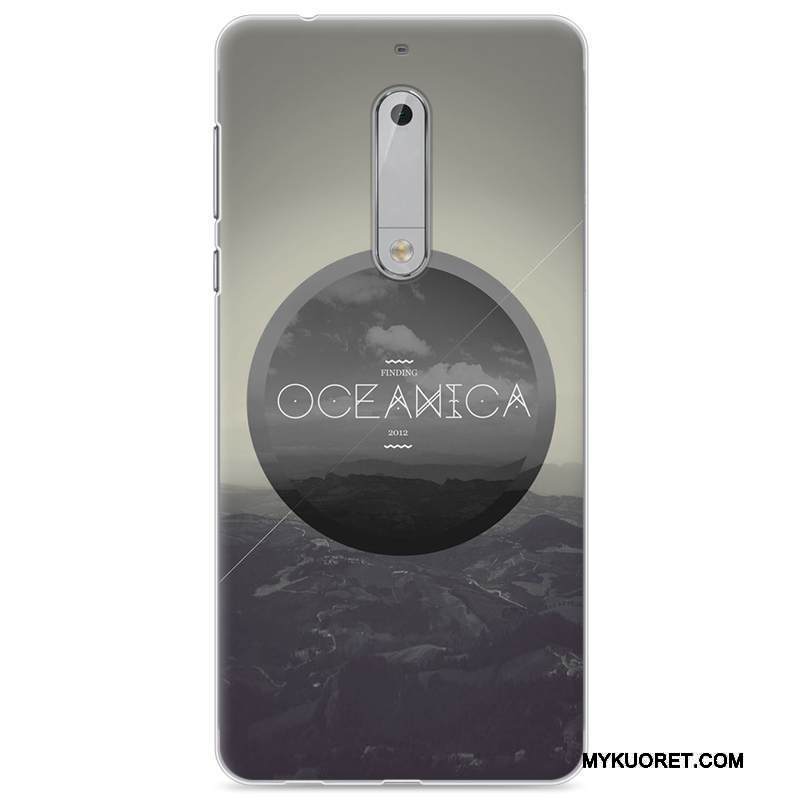 Kuori Nokia 5 Luova Murtumaton Trendi, Kotelo Nokia 5 Silikoni Sininen Puhelimen Kuoret