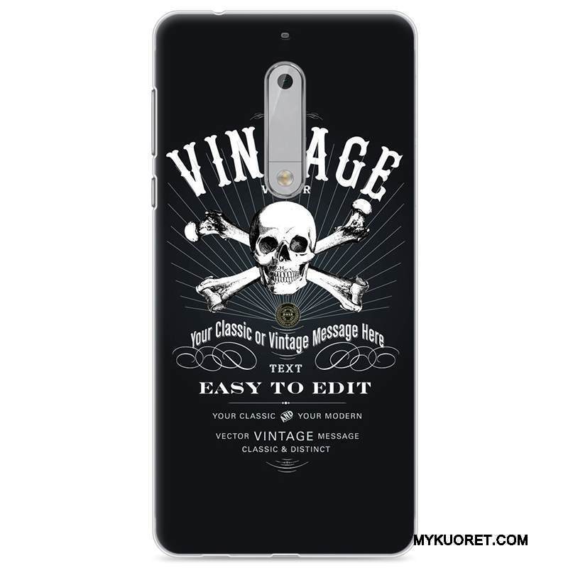 Kuori Nokia 5 Luova Murtumaton Trendi, Kotelo Nokia 5 Silikoni Sininen Puhelimen Kuoret