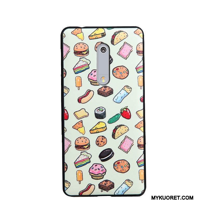 Kuori Nokia 5 Maalaus Trendi Liiketoiminta, Kotelo Nokia 5 Pehmeä Neste Puhelimen Kuoret Jauhe