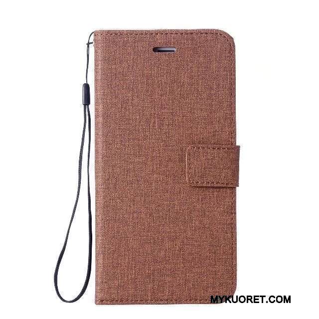 Kuori Nokia 5 Nahka Murtumaton Punainen, Kotelo Nokia 5 Tuki Uusi Jauhe