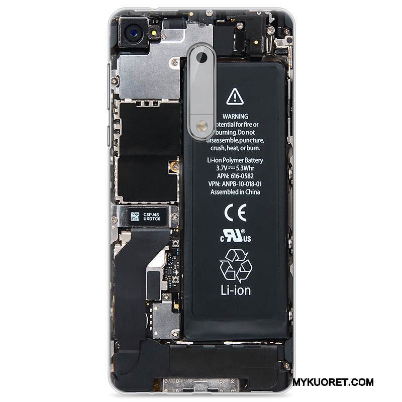 Kuori Nokia 5 Pehmeä Neste Keltainen Murtumaton, Kotelo Nokia 5 Vuosikerta Puhelimen Kuoret