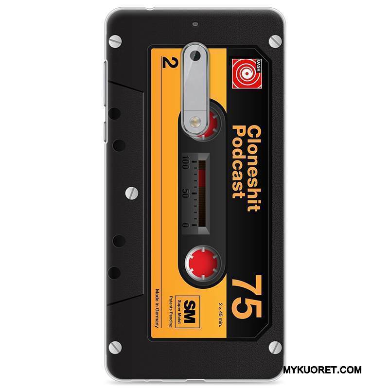 Kuori Nokia 5 Pehmeä Neste Keltainen Murtumaton, Kotelo Nokia 5 Vuosikerta Puhelimen Kuoret