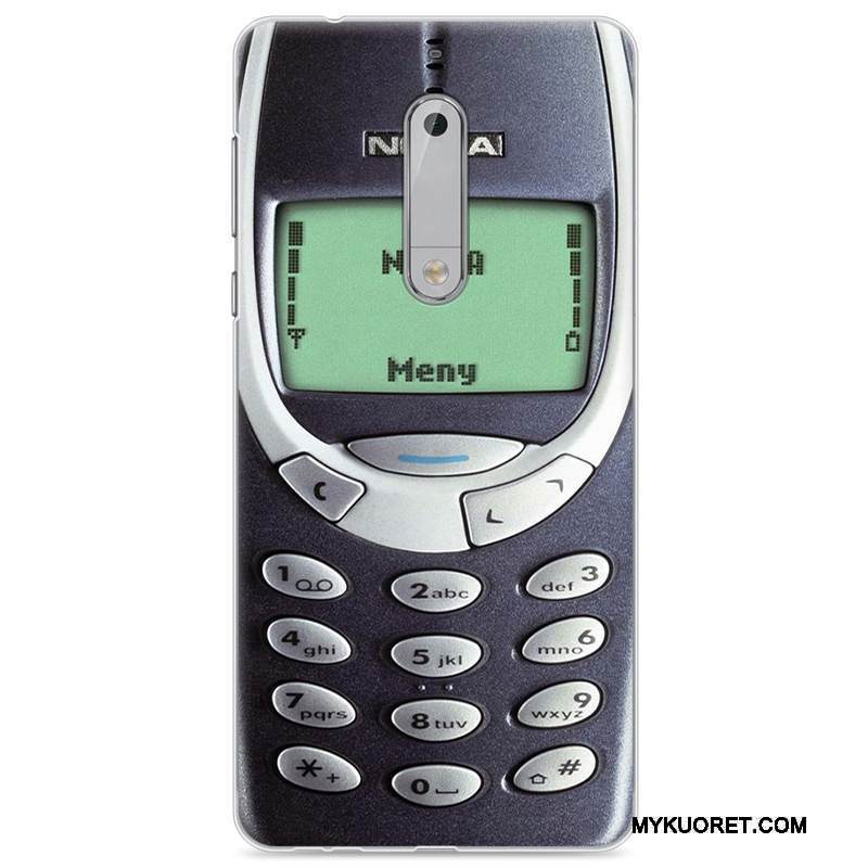 Kuori Nokia 5 Pehmeä Neste Keltainen Murtumaton, Kotelo Nokia 5 Vuosikerta Puhelimen Kuoret