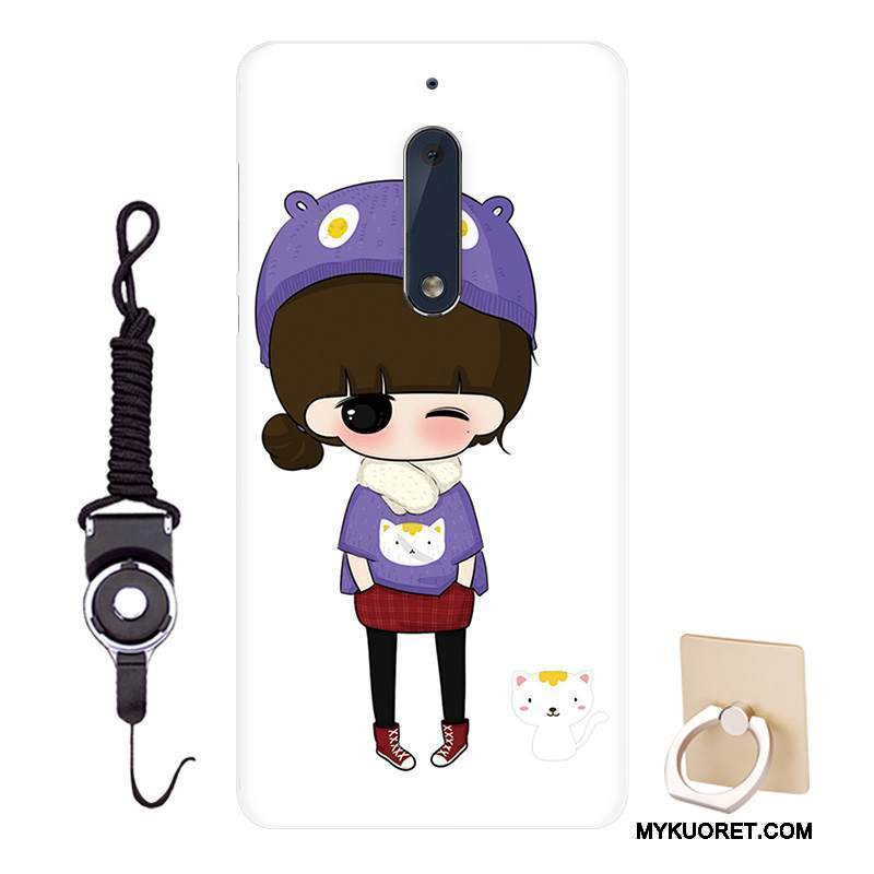 Kuori Nokia 5 Pehmeä Neste Muokata Persoonallisuus, Kotelo Nokia 5 Sarjakuva Tummansininen Malli