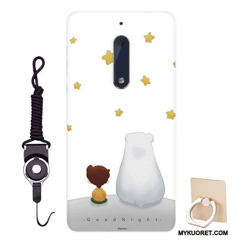 Kuori Nokia 5 Pehmeä Neste Muokata Persoonallisuus, Kotelo Nokia 5 Sarjakuva Tummansininen Malli