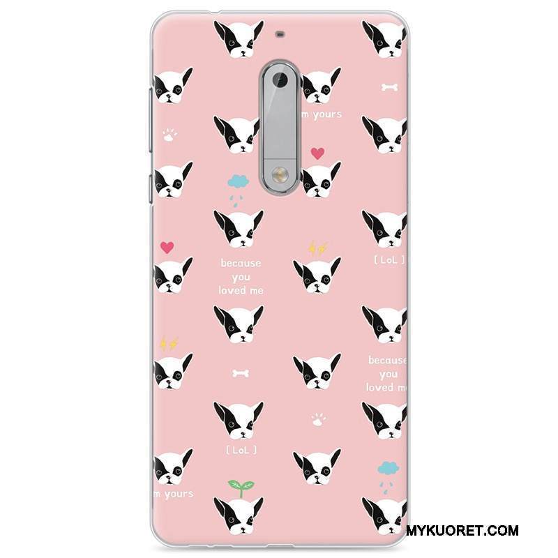 Kuori Nokia 5 Sarjakuva Jauhe Puhelimen Kuoret, Kotelo Nokia 5 Pehmeä Neste Ihana Trendi