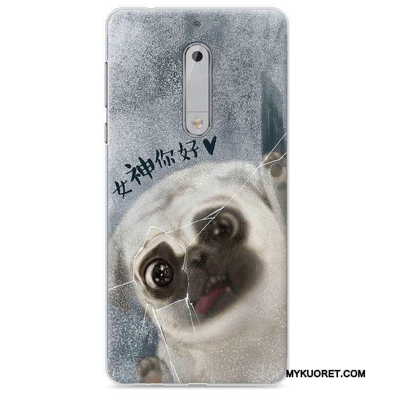 Kuori Nokia 5 Sarjakuva Jauhe Puhelimen Kuoret, Kotelo Nokia 5 Pehmeä Neste Ihana Trendi