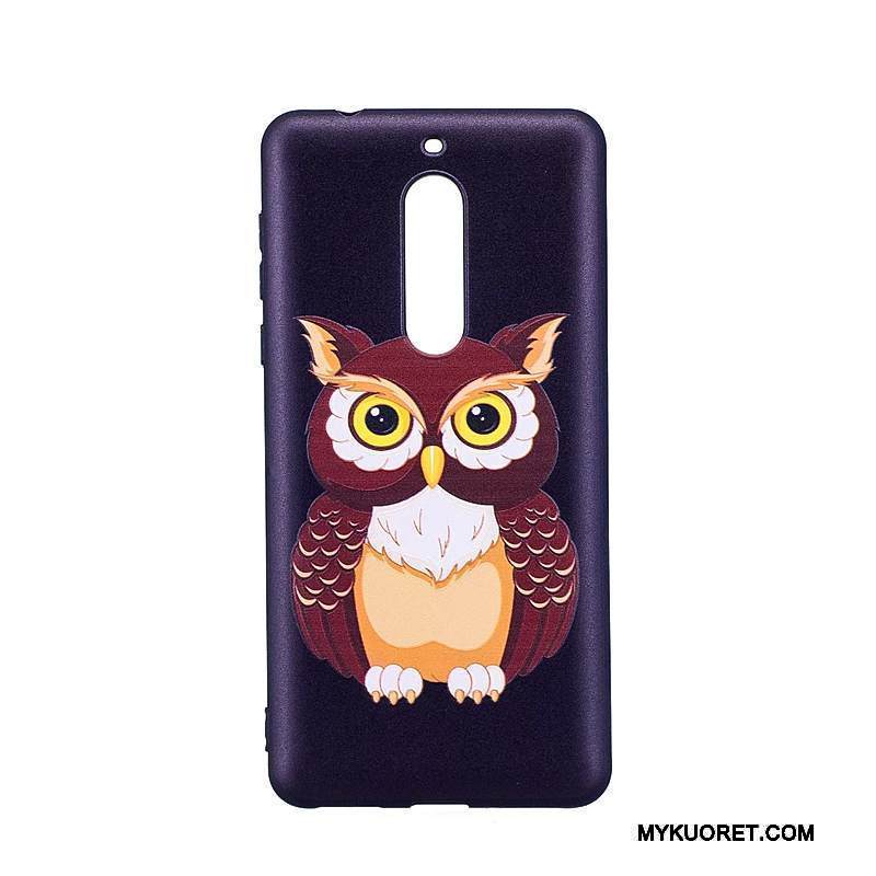 Kuori Nokia 5 Sarjakuva Trendi Puhelimen Kuoret, Kotelo Nokia 5 Maalaus Sininen