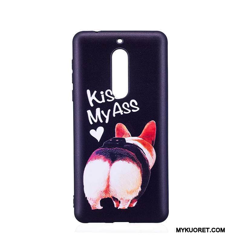 Kuori Nokia 5 Sarjakuva Trendi Puhelimen Kuoret, Kotelo Nokia 5 Maalaus Sininen