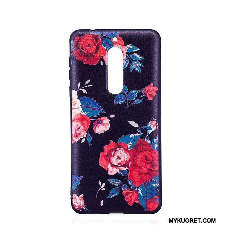 Kuori Nokia 5 Sarjakuva Trendi Puhelimen Kuoret, Kotelo Nokia 5 Maalaus Sininen