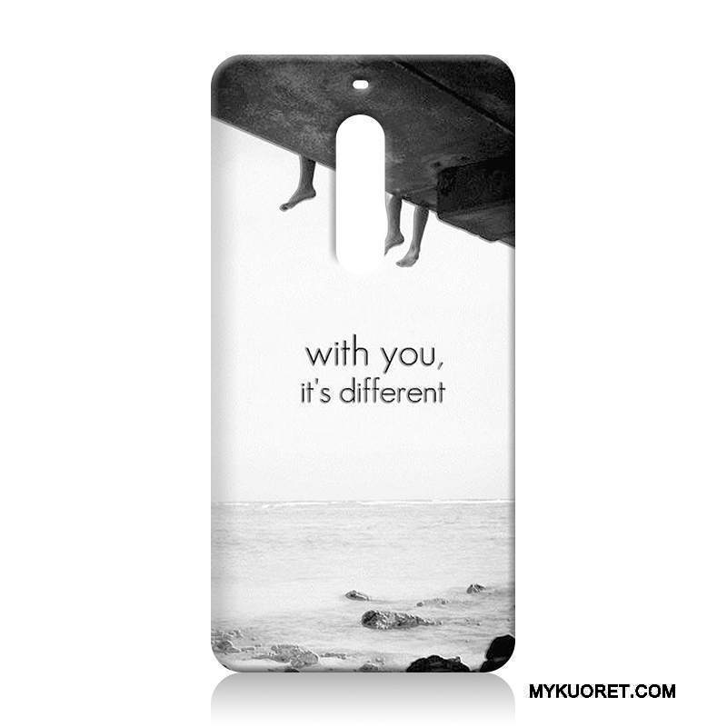 Kuori Nokia 5 Silikoni Murtumaton Vaalean, Kotelo Nokia 5 Kohokuviointi Puhelimen Kuoret Vihreä