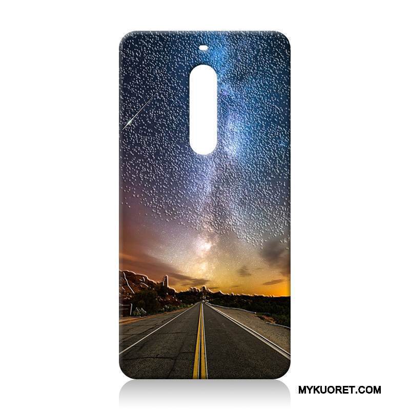 Kuori Nokia 5 Silikoni Murtumaton Vaalean, Kotelo Nokia 5 Kohokuviointi Puhelimen Kuoret Vihreä