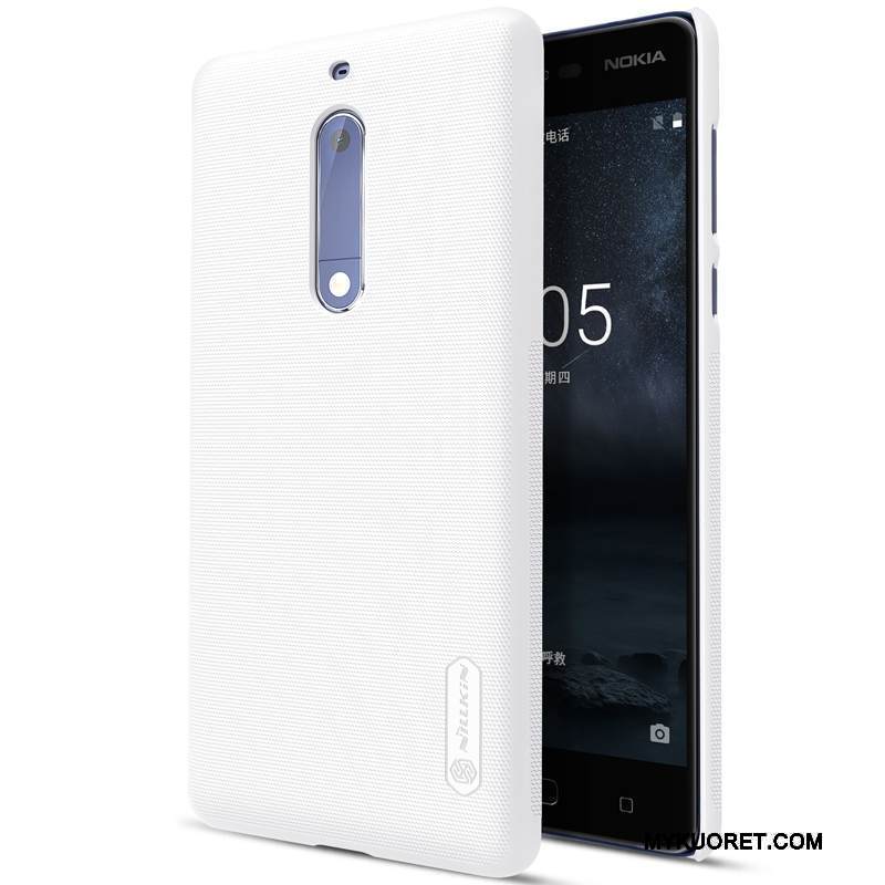 Kuori Nokia 5 Suojaus Kova Valkoinen, Kotelo Nokia 5 Murtumaton Puhelimen Kuoret