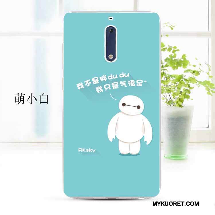 Kuori Nokia 5 Suojaus Muokata Puhelimen Kuoret, Kotelo Nokia 5 Pehmeä Neste Läpinäkyvä Keltainen