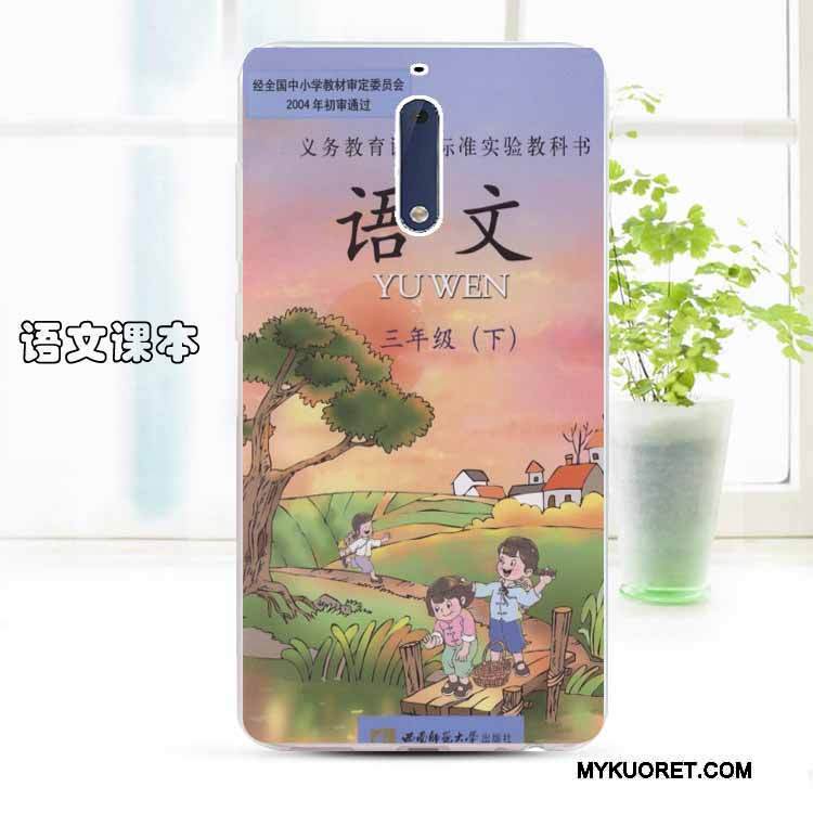 Kuori Nokia 5 Suojaus Muokata Puhelimen Kuoret, Kotelo Nokia 5 Pehmeä Neste Läpinäkyvä Keltainen