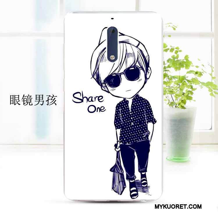 Kuori Nokia 5 Suojaus Muokata Puhelimen Kuoret, Kotelo Nokia 5 Pehmeä Neste Läpinäkyvä Keltainen