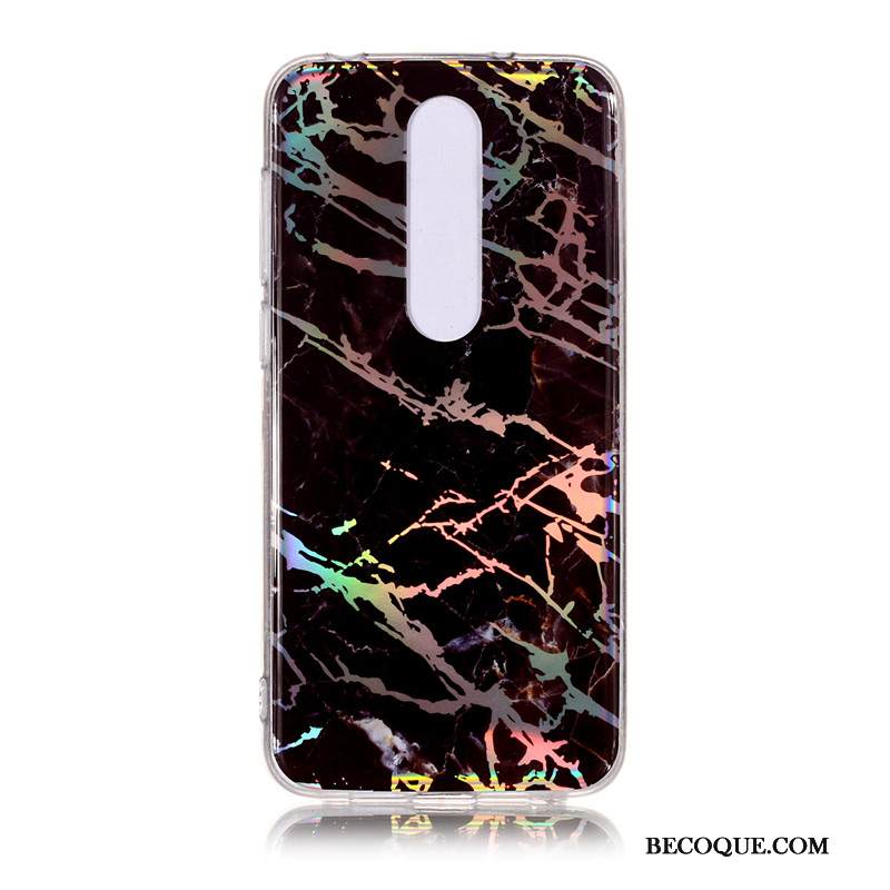 Kuori Nokia 6.1 Pehmeä Neste L Musta, Kotelo Nokia 6.1 Puhelimen Kuoret