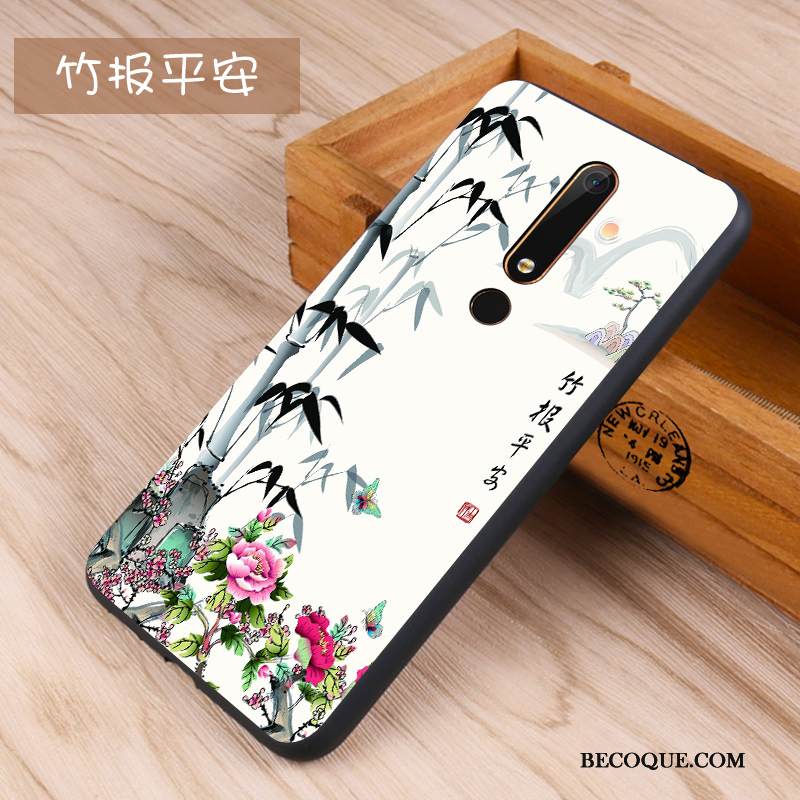 Kuori Nokia 6.1 Pehmeä Neste Murtumaton Sininen, Kotelo Nokia 6.1 Silikoni Pesty Suede Puhelimen Kuoret