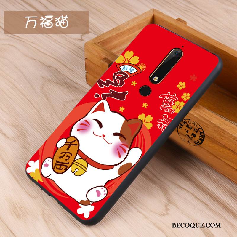 Kuori Nokia 6.1 Pehmeä Neste Murtumaton Sininen, Kotelo Nokia 6.1 Silikoni Pesty Suede Puhelimen Kuoret