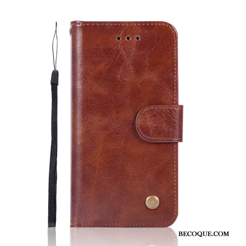 Kuori Nokia 6.1 Suojaus Kulta Puhelimen Kuoret, Kotelo Nokia 6.1 Nahka