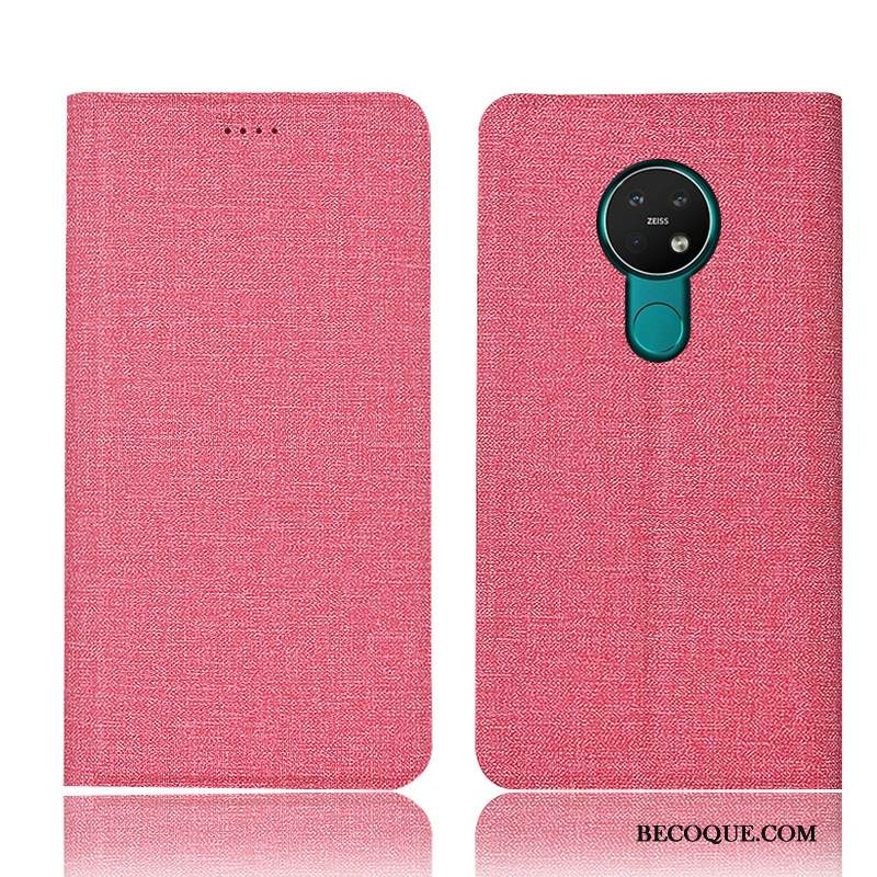 Kuori Nokia 6.2 Kuoret Pellava Sininen, Kotelo Nokia 6.2 Laukut Murtumaton Puhelimen Kuoret