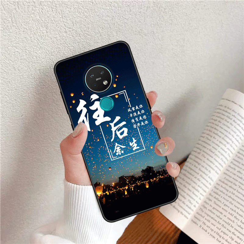 Kuori Nokia 6.2 Luova Muokata Net Red, Kotelo Nokia 6.2 Laukut Rakastunut Sininen