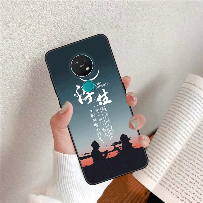 Kuori Nokia 6.2 Luova Muokata Net Red, Kotelo Nokia 6.2 Laukut Rakastunut Sininen