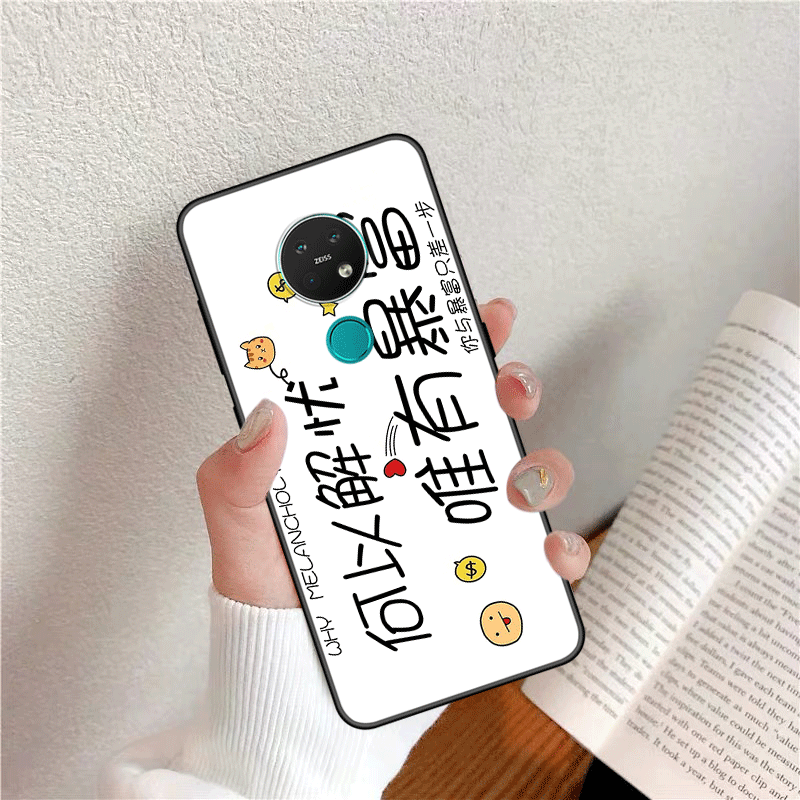 Kuori Nokia 6.2 Luova Muokata Net Red, Kotelo Nokia 6.2 Laukut Rakastunut Sininen