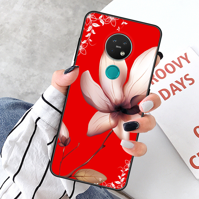 Kuori Nokia 6.2 Luova Murtumaton Puhelimen Kuoret, Kotelo Nokia 6.2 Pehmeä Neste Musta Persoonallisuus