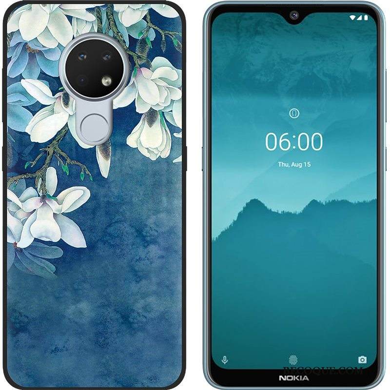 Kuori Nokia 6.2 Luova Violetti Musta, Kotelo Nokia 6.2 Pehmeä Neste Hyvä Myynti Puhelimen Kuoret