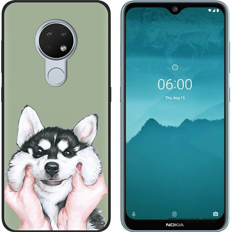 Kuori Nokia 6.2 Luova Violetti Musta, Kotelo Nokia 6.2 Pehmeä Neste Hyvä Myynti Puhelimen Kuoret