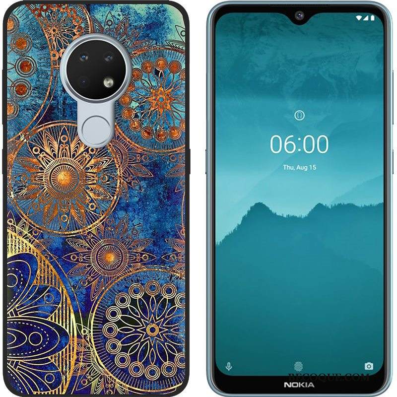 Kuori Nokia 6.2 Luova Violetti Musta, Kotelo Nokia 6.2 Pehmeä Neste Hyvä Myynti Puhelimen Kuoret