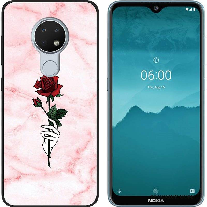 Kuori Nokia 6.2 Luova Violetti Musta, Kotelo Nokia 6.2 Pehmeä Neste Hyvä Myynti Puhelimen Kuoret