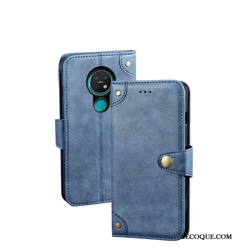 Kuori Nokia 6.2 Nahka Kortti Puhelimen Kuoret, Kotelo Nokia 6.2 Salkku