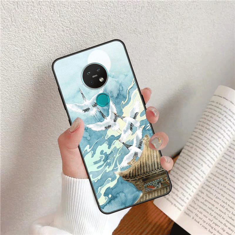 Kuori Nokia 6.2 Suojaus Murtumaton Kustannukset, Kotelo Nokia 6.2 Laukut Rakastunut Musta